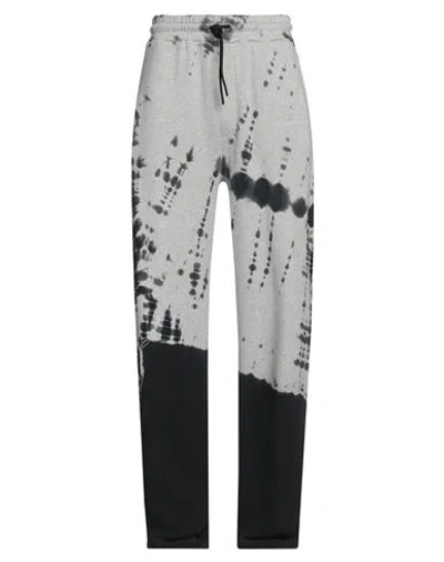 Msgm Man Pants Grey Size L Cotton