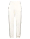 Msgm Man Pants Ivory Size L Cotton In White