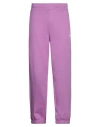 Msgm Man Pants Light Purple Size Xl Cotton