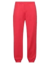 Msgm Man Pants Red Size M Polyester, Cotton In Red