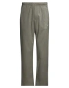 Msgm Man Pants Sage Green Size 30 Viscose, Polyurethane In Sage Green