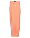 Msgm Man Pants Salmon Pink Size 34 Viscose, Polyester