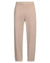 Msgm Man Pants Beige Size L Cotton