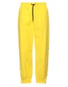 Msgm Man Pants Yellow Size 36 Polyamide