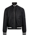 Msgm Man Puffer Black Size 42 Polyamide