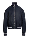 Msgm Man Puffer Midnight Blue Size 42 Polyamide In Blue