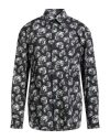 Msgm Man Shirt Black Size 17 ½ Cotton In Black