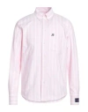 Msgm Man Shirt Light Pink Size 16 Cotton
