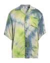 Msgm Tie Dye-print Short-sleeved Shirt In 36 Medium Multicolor