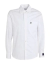 Msgm Man Shirt White Size 15 ½ Organic Cotton