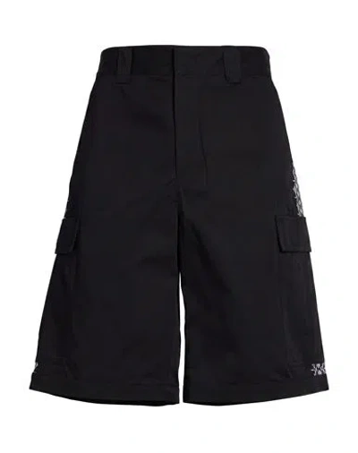 Msgm Man Shorts & Bermuda Shorts Black Size 32 Cotton