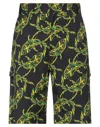 Msgm Man Shorts & Bermuda Shorts Black Size 32 Cotton In Black
