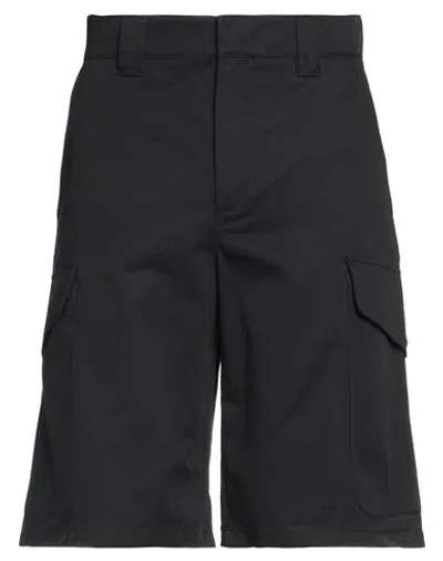 Msgm Man Shorts & Bermuda Shorts Black Size 32 Cotton