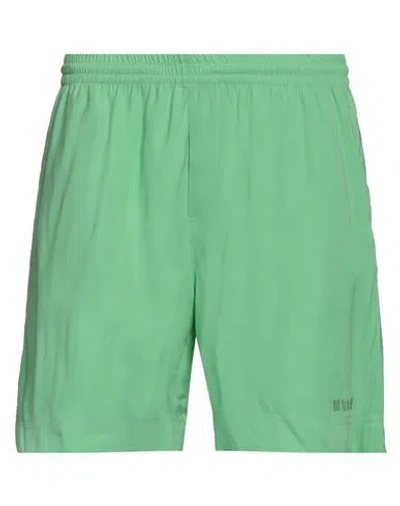 Msgm Man Shorts & Bermuda Shorts Green Size 38 Viscose, Polyester