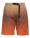 Msgm Cotton Bermuda Shorts In Beige