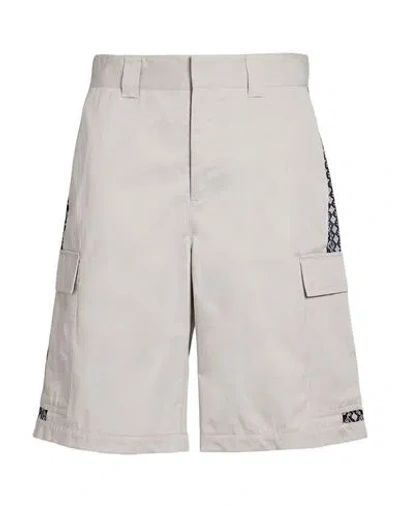 Msgm Man Shorts & Bermuda Shorts Light Grey Size 32 Cotton