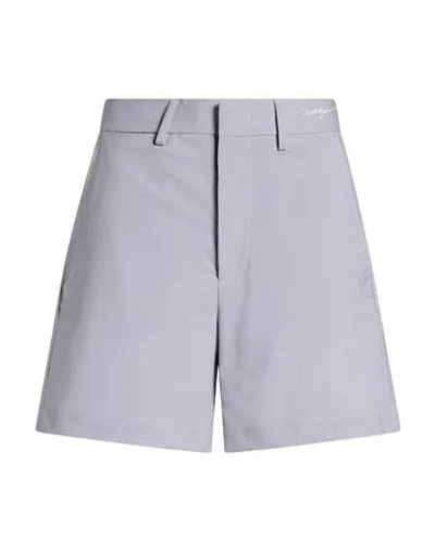 Msgm Man Shorts & Bermuda Shorts Light Grey Size 32 Viscose, Polyester, Elastane
