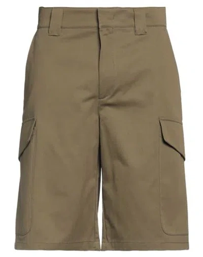 Msgm Man Shorts & Bermuda Shorts Military Green Size 34 Cotton