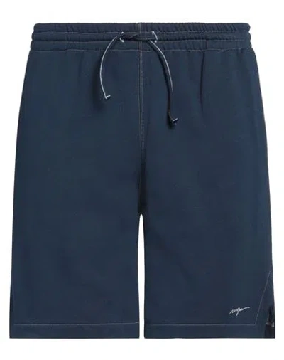 MSGM MSGM MAN SHORTS & BERMUDA SHORTS NAVY SIZE L COTTON