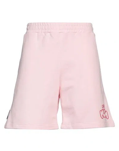 Msgm Man Shorts & Bermuda Shorts Pink Size L Cotton