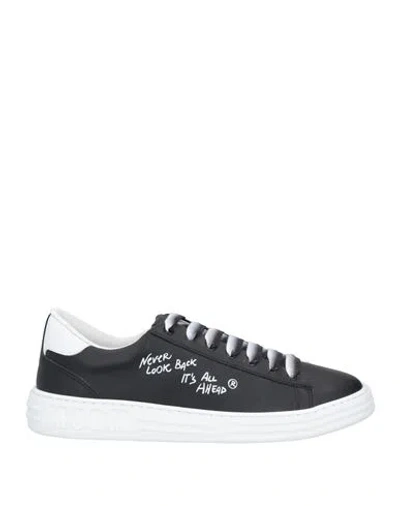 Msgm Man Sneakers Black Size 6 Leather