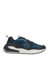 Msgm Man Sneakers Blue Size 9 Leather