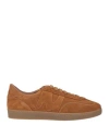 Msgm Man Sneakers Brown Size 8 Leather