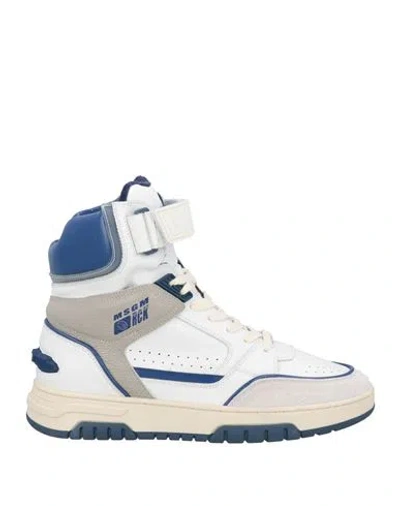 Msgm Man Sneakers White Size 11 Leather