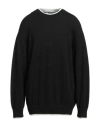Msgm Man Sweater Black Size Xl Wool, Cashmere