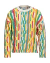 Msgm Man Sweater White Size L Cotton