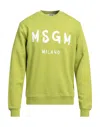 Msgm Sweatshirts In Green