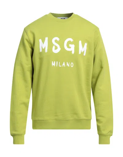 Msgm Sweatshirts In Green