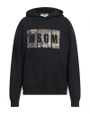 Msgm Man Sweatshirt Black Size L Cotton