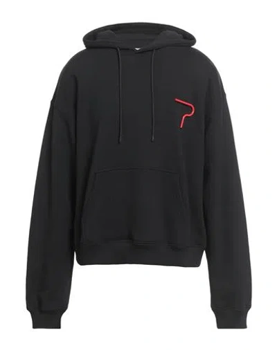 MSGM MSGM MAN SWEATSHIRT BLACK SIZE L COTTON