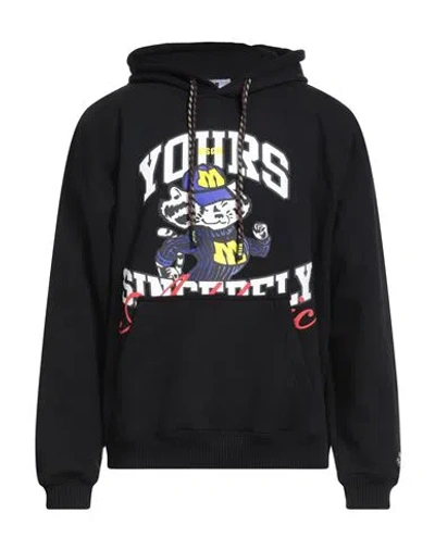 MSGM MSGM MAN SWEATSHIRT BLACK SIZE M COTTON