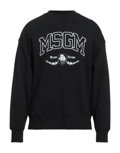 Msgm Sweatshirts In Black