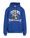 Msgm Man Sweatshirt Blue Size L Cotton In Blue