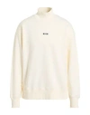 Msgm Man Sweatshirt Cream Size Xl Cotton In White