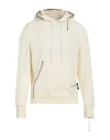 Msgm Man Sweatshirt Cream Size Xs Cotton In White