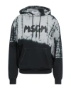 Msgm Man Sweatshirt Grey Size Xl Cotton In Grey