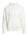 Msgm Man Sweatshirt Ivory Size Xl Cotton In White