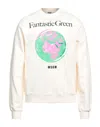 Msgm Sweatshirts In White