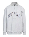 Msgm Man Sweatshirt Light Grey Size M Cotton