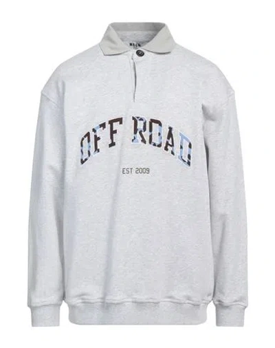 Msgm Man Sweatshirt Light Grey Size M Cotton