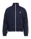 Msgm Man Sweatshirt Navy Size Xl Polyester, Cotton In Blue