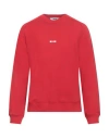 Msgm Man Sweatshirt Red Size L Cotton In Pink