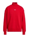 Msgm Man Sweatshirt Red Size L Cotton In Red