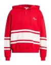 Msgm Man Sweatshirt Red Size M Cotton In Red