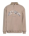 Msgm Man Sweatshirt Sand Size M Cotton In Beige