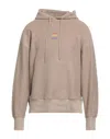 Msgm Sweatshirts In Beige